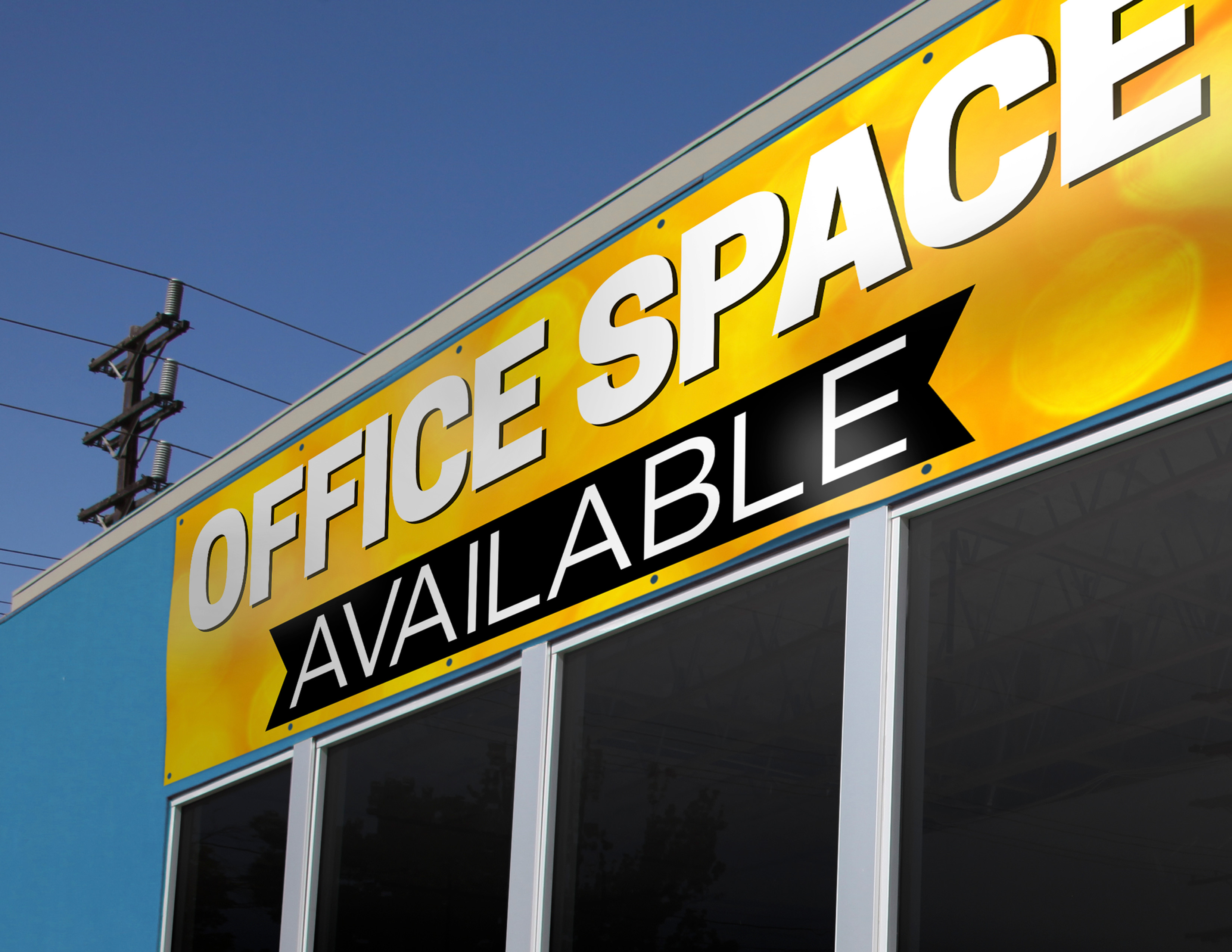 PRINTER outdoor banner product example